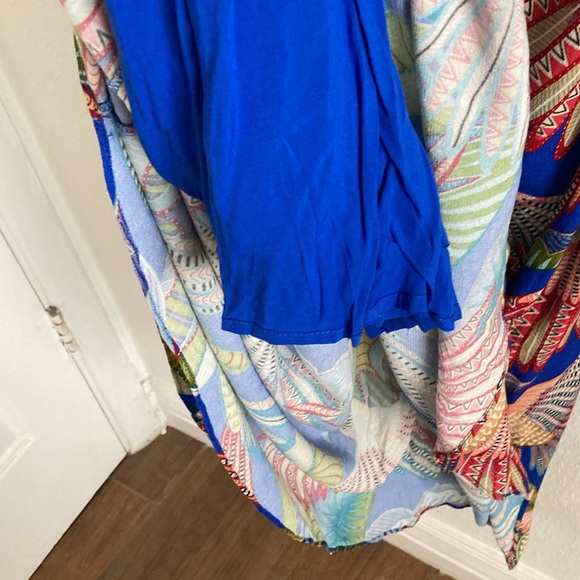 FARM Rio Blue Macaw Flight Maxi Dress M - Picture 14 of 16